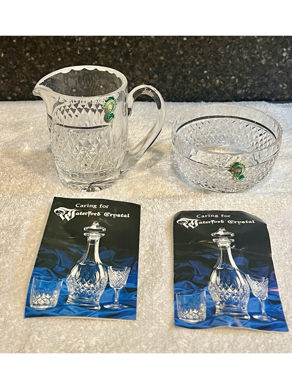 Waterford Alana 3 7/8” Creamer & Sugar Bowl